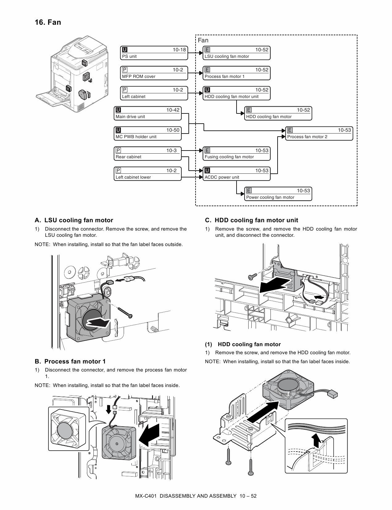 SHARP MX C310 C311 C380 C381 C400 C401 Service Manual-6